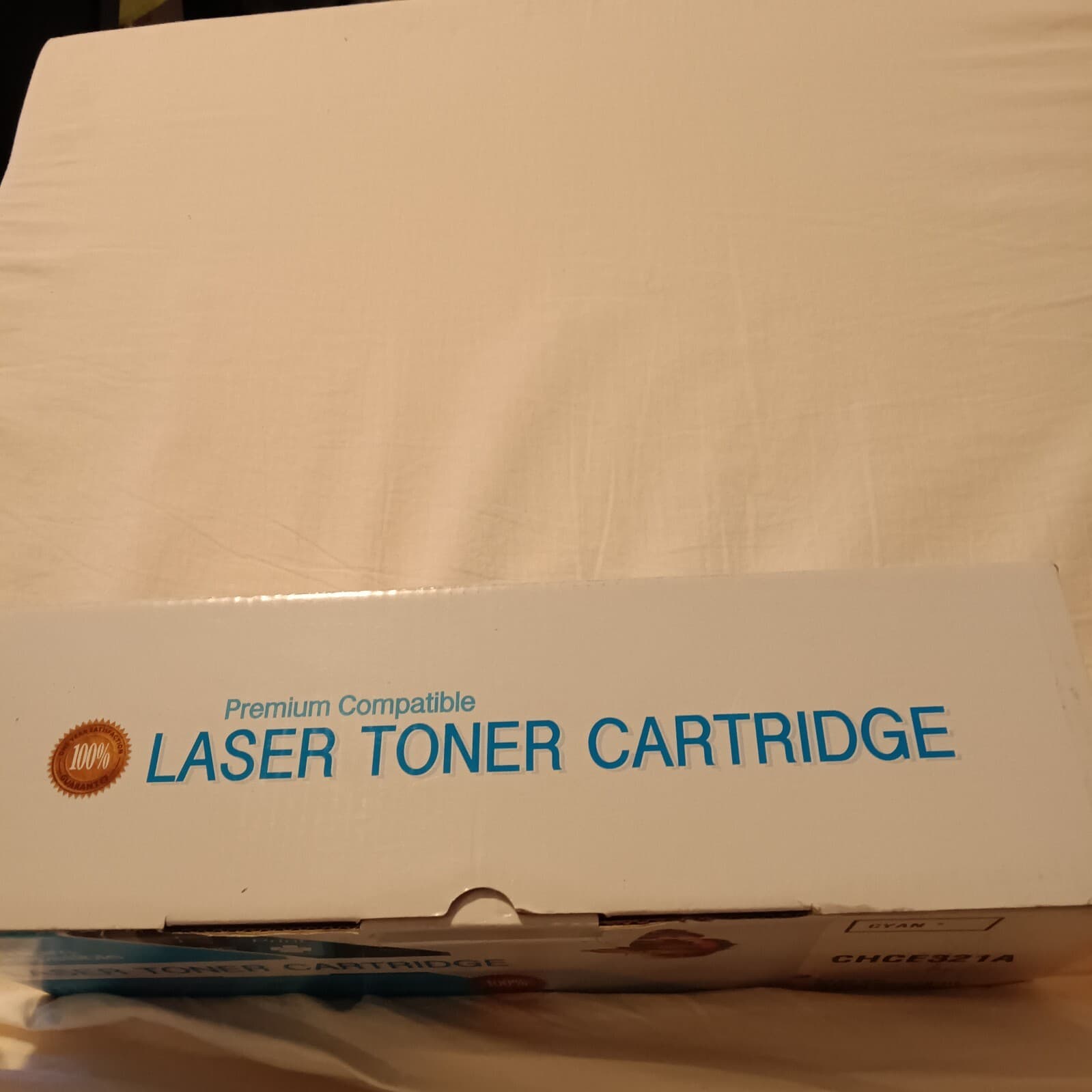 Premium Compatible Laser Toner Cartridge cyan CHCE321a go laserjet cp1525n 128a - Thumbnail 5