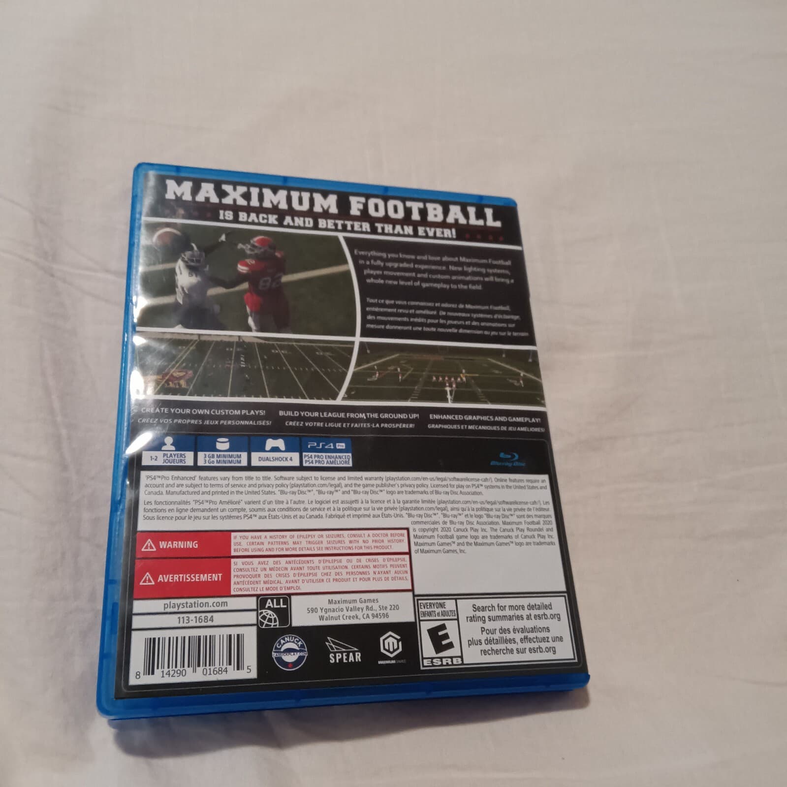 Doug Flutie's Maximum Football 2020 - Sony PlayStation 4 - Thumbnail 3