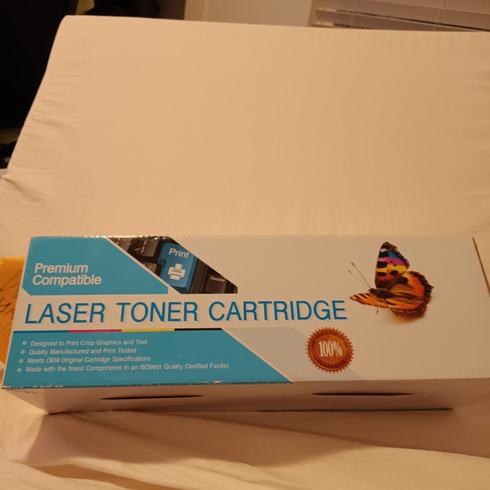 Premium Compatible Laser Toner Cartridge cyan CHCE321a go laserjet cp1525n 128a - Image 1