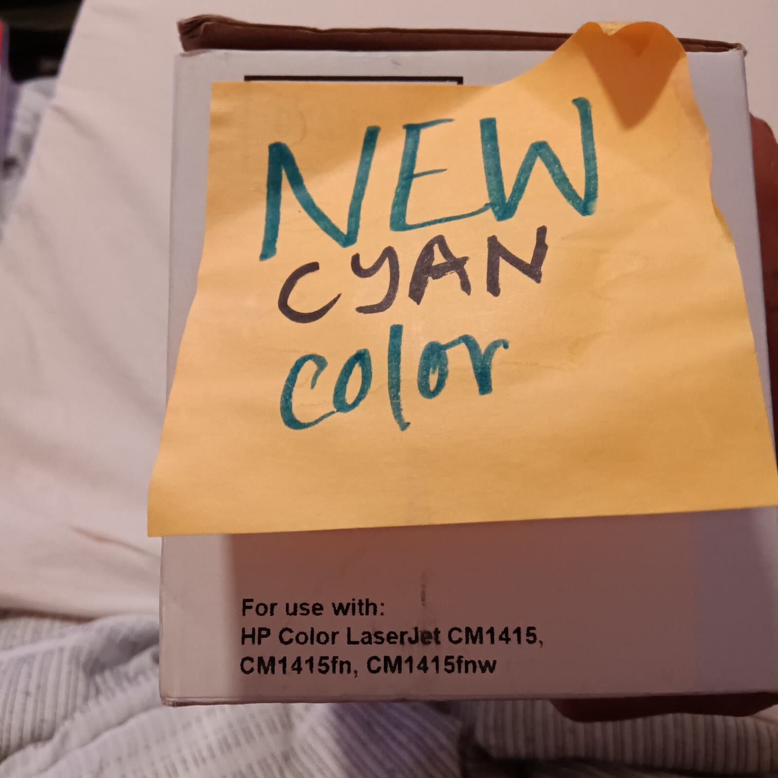 Premium Compatible Laser Toner Cartridge cyan CHCE321a go laserjet cp1525n 128a - Thumbnail 3