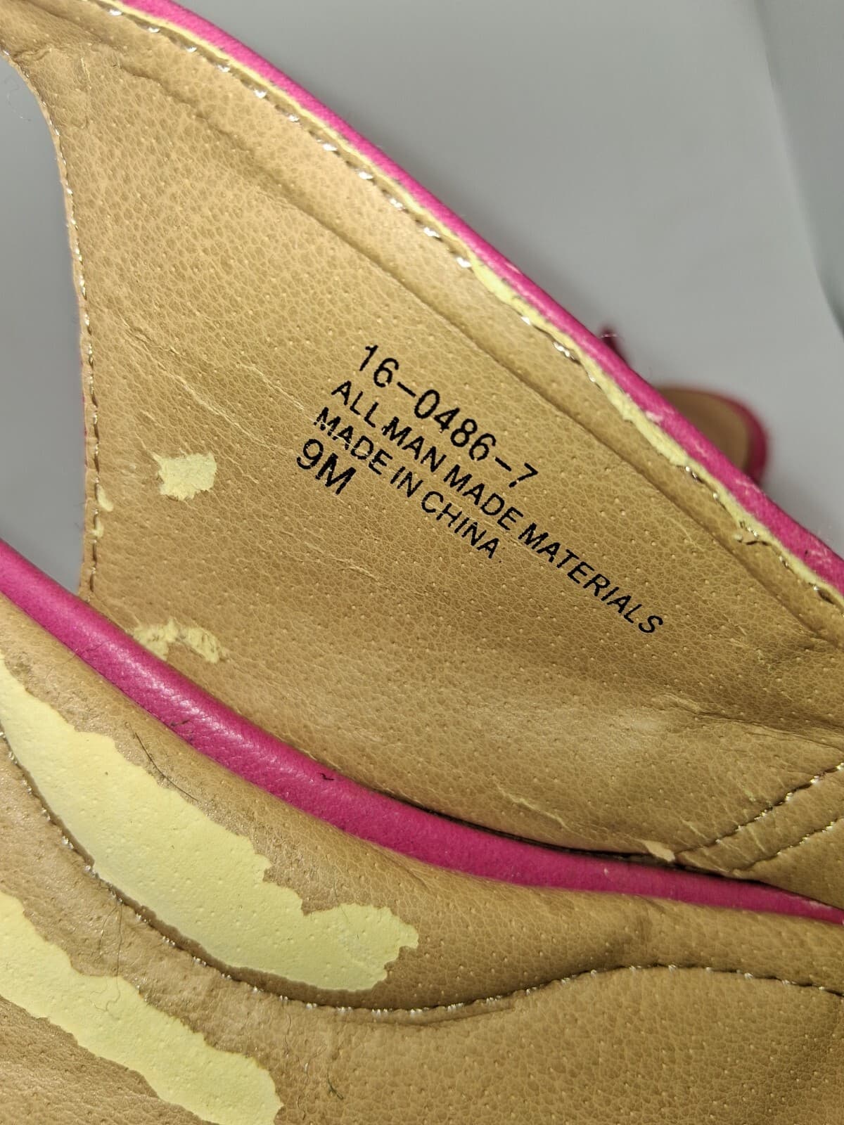 Danya Magenta Leather Flat Shoes Nh - Thumbnail 4