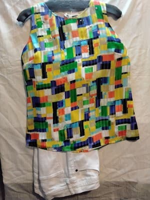 rafaella womens tops medium new & Lauren Ralph Lauren White Jeans 4 - Thumbnail 22