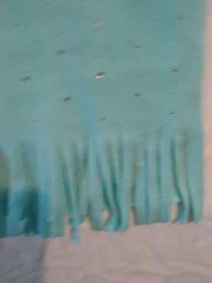 Scarf Set Of 2 Pink & Tealt Rhinestones New Warm Soft Pretty L@@K - Thumbnail 5