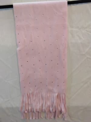 Scarf Set Of 2 Pink & Tealt Rhinestones New Warm Soft Pretty L@@K - Thumbnail 3