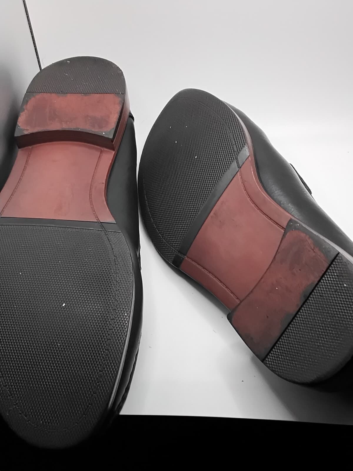 Leather loafers, Adolfo New York, woven textured designwith bit detail - Thumbnail 6