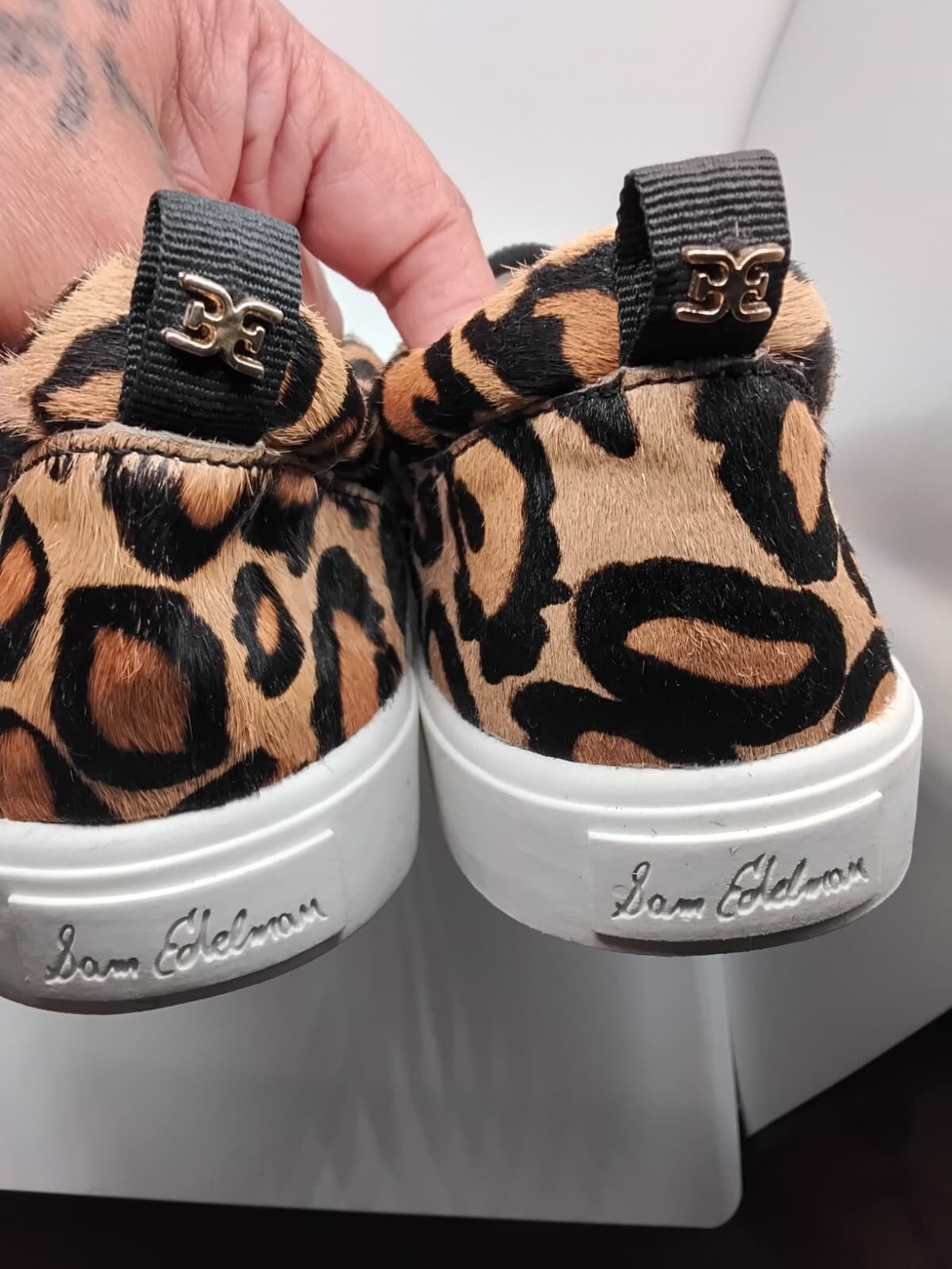 Sam Edelman slip on sneakers, leopard print pattern - Thumbnail 11