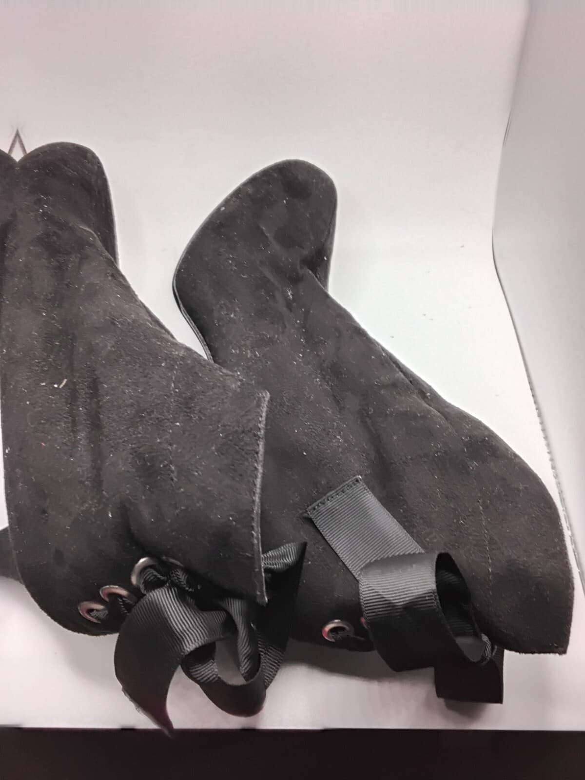 Suee ankle boots with bow detail, black pointed toe booties - Thumbnail 5