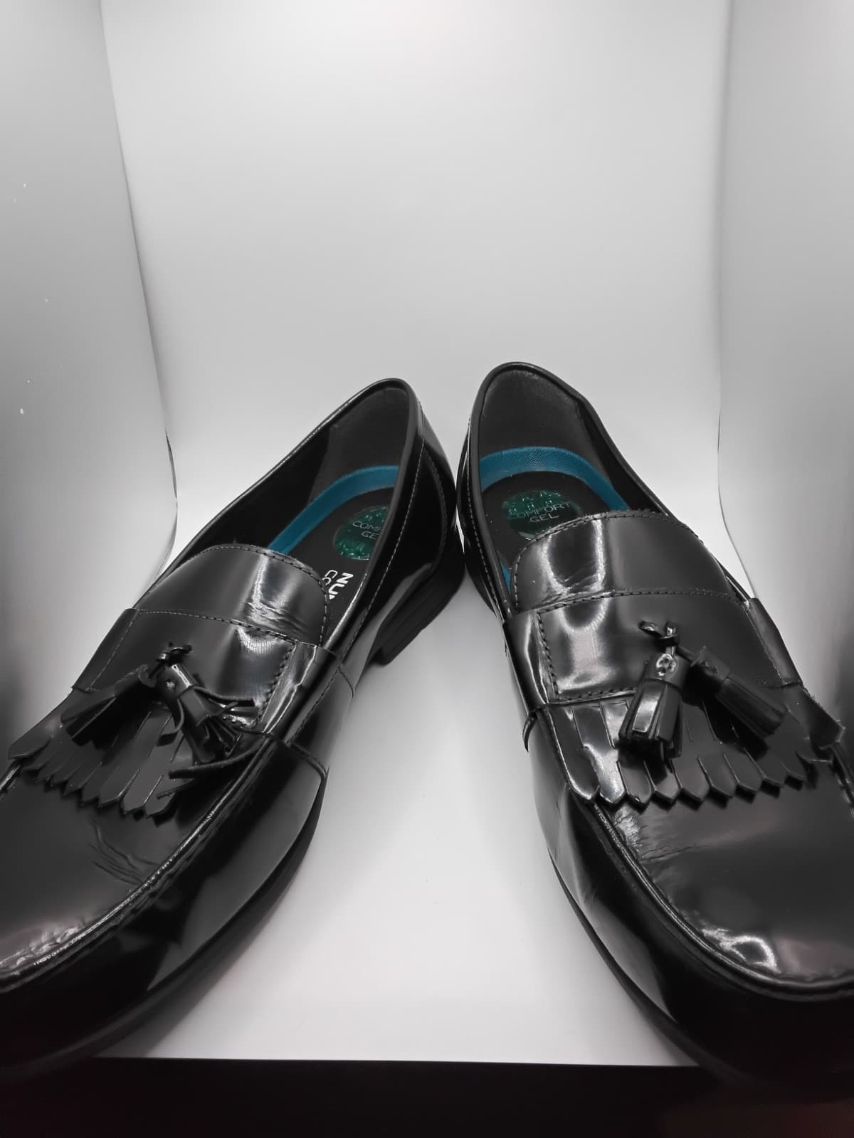 Nunn Bush Leather Dress loafers Moc Toe Kiltie Tassel Size 12 M - Thumbnail 3