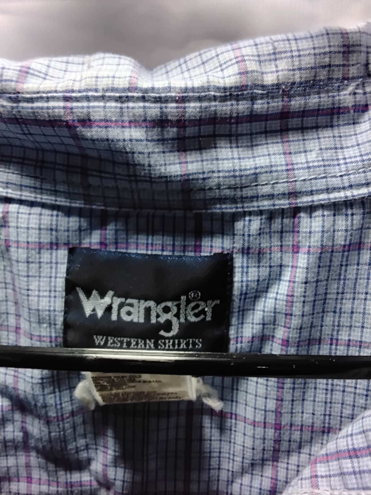 Wrangler Western Retro Shirt Pearl Snap Long Sleeve Blue Men's XL Southwestern - Image 1