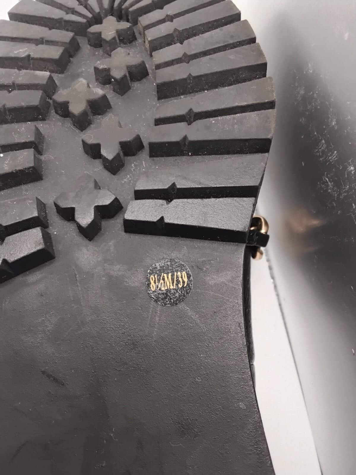 Leather loafer, Jessica Simpson DiSilva, black with detail and lug sole - Thumbnail 9