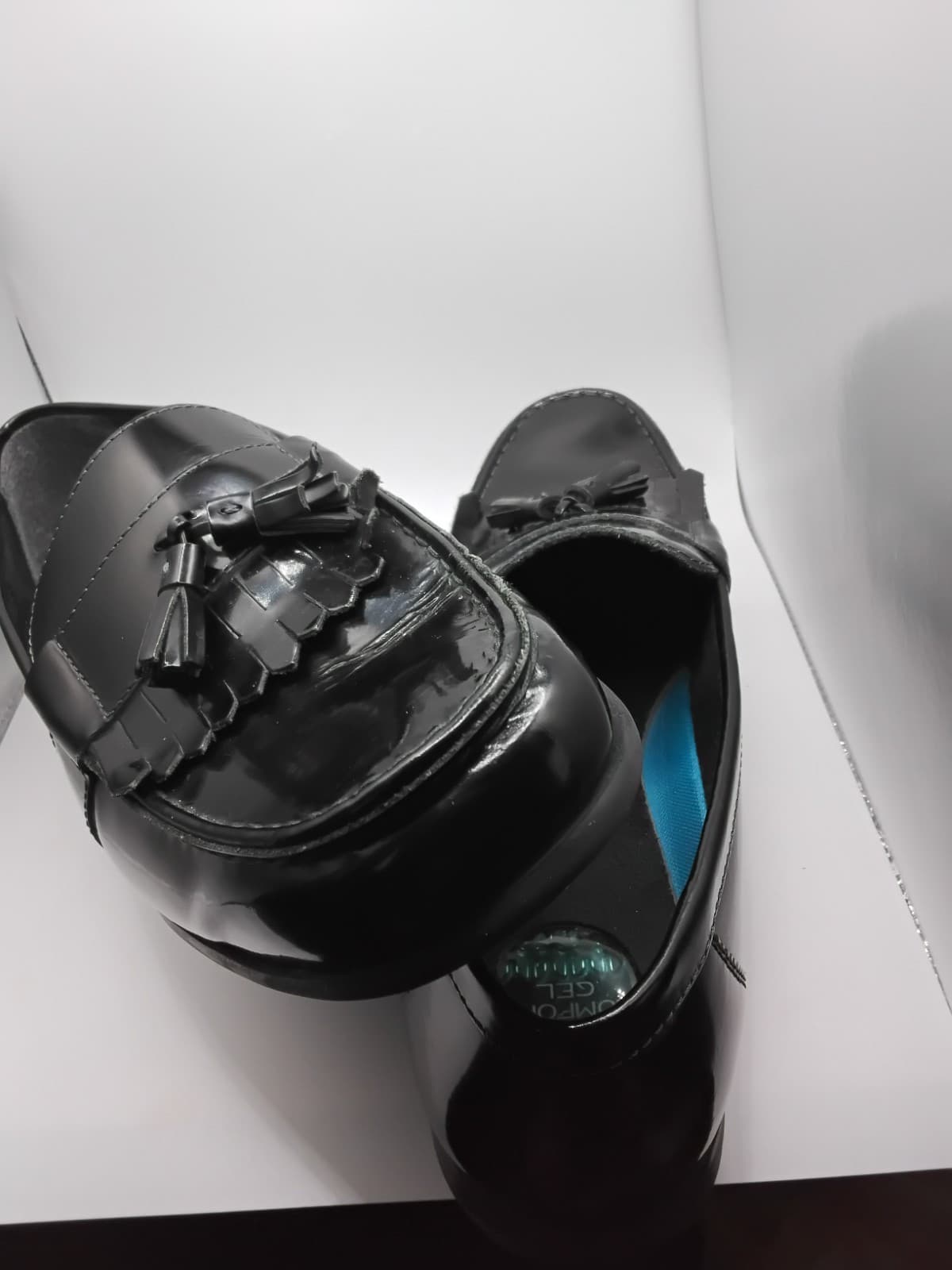 Nunn Bush Leather Dress loafers Moc Toe Kiltie Tassel Size 12 M - Thumbnail 5