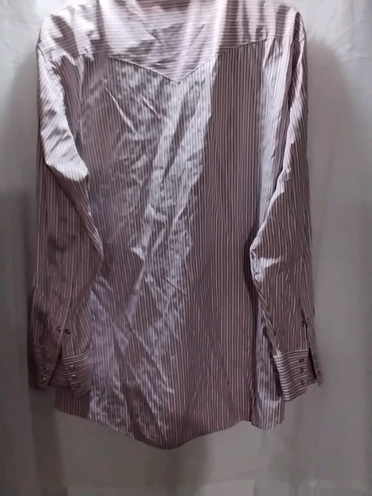 PANHANDLE SLIM PLAID PEARL SNAP LONG SLEEVE SHIRT BLUE RED MENS LARGE - Thumbnail 8