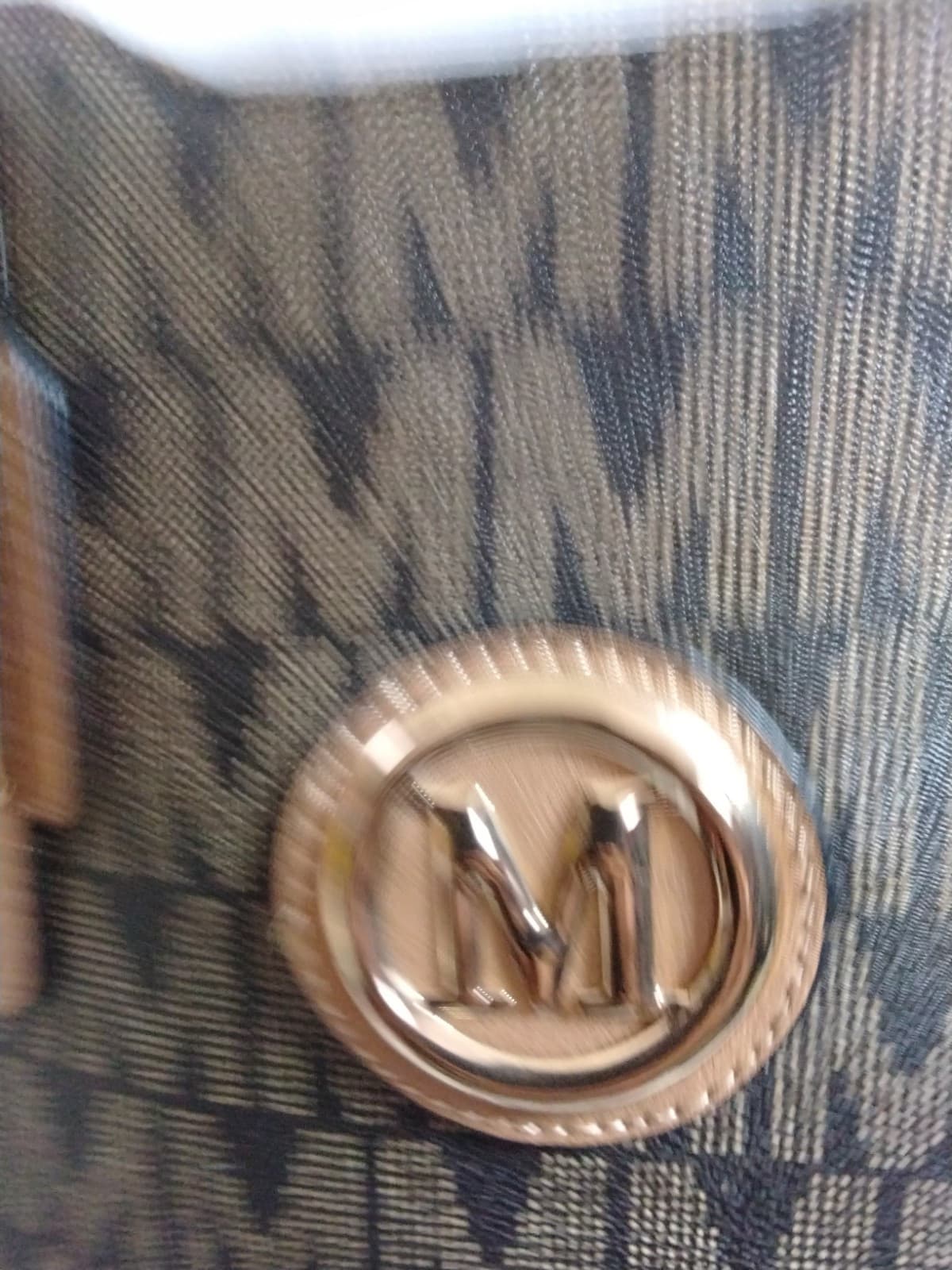 Vegan leather tote bag, MKF Collection by Mia K, M Signature pattern - Thumbnail 11