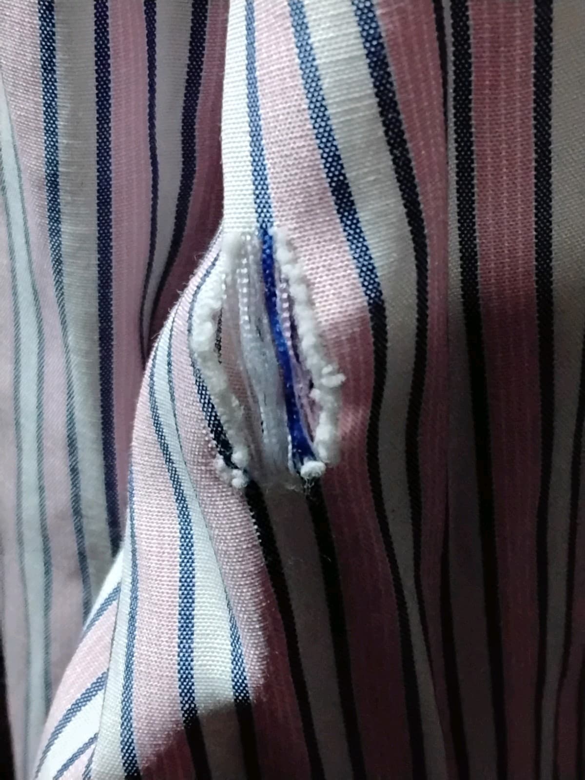 PANHANDLE SLIM PLAID PEARL SNAP LONG SLEEVE SHIRT BLUE RED MENS LARGE - Thumbnail 7