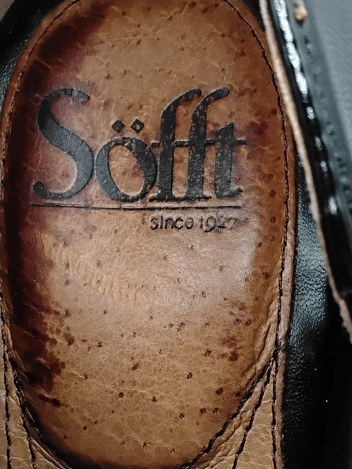 Leather pumps, Soft black pointed toe heels - Thumbnail 14