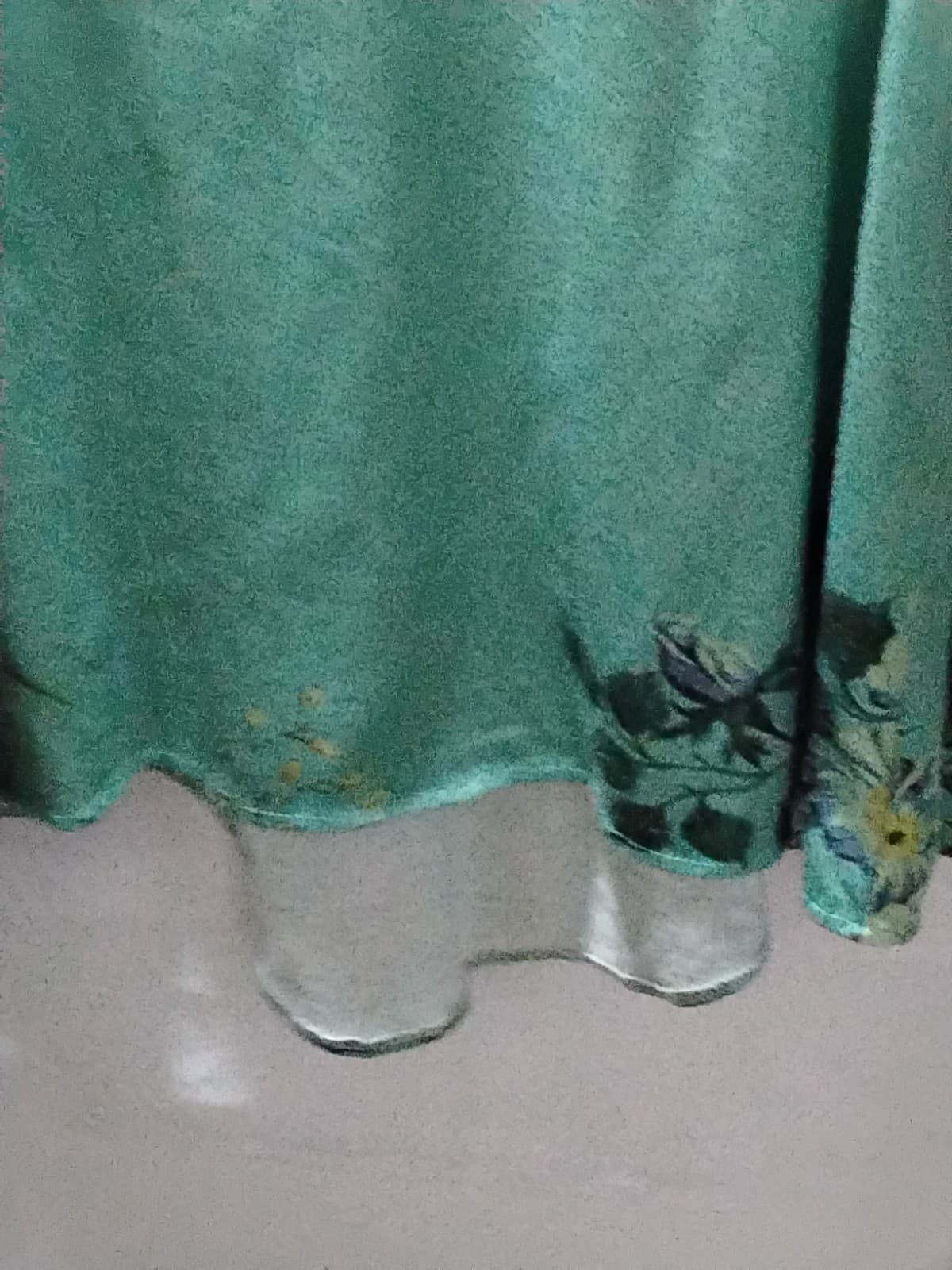 Polyester long sleeve top, Miss look floral print blouse 4x - Thumbnail 9