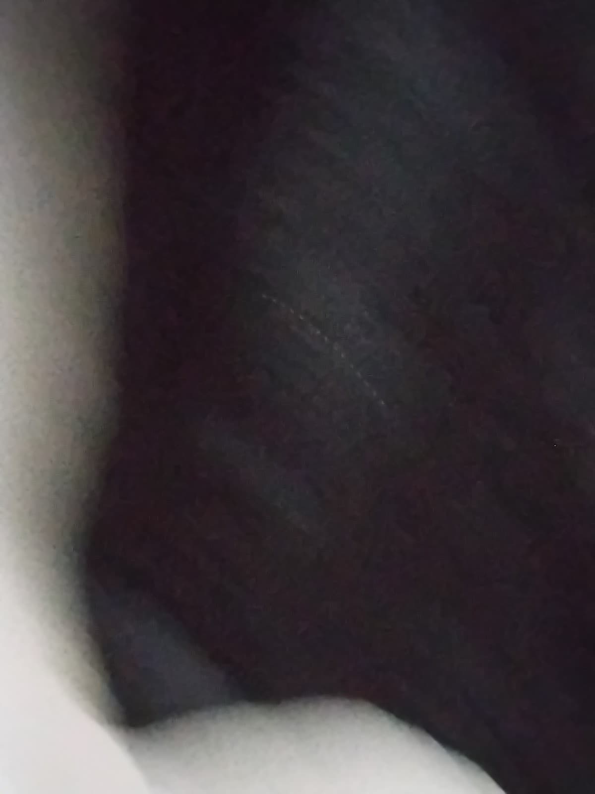 Velvet blouse, black 3/4 sleeve top with decorative trim detail - Thumbnail 3