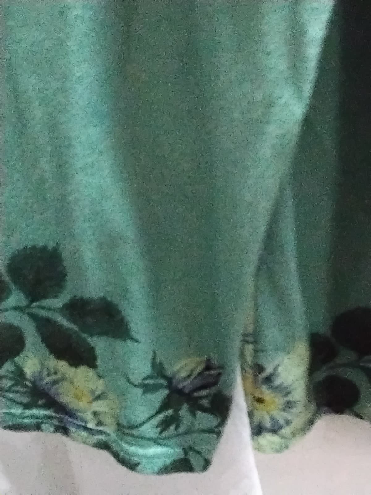 Polyester long sleeve top, Miss look floral print blouse 4x - Thumbnail 2