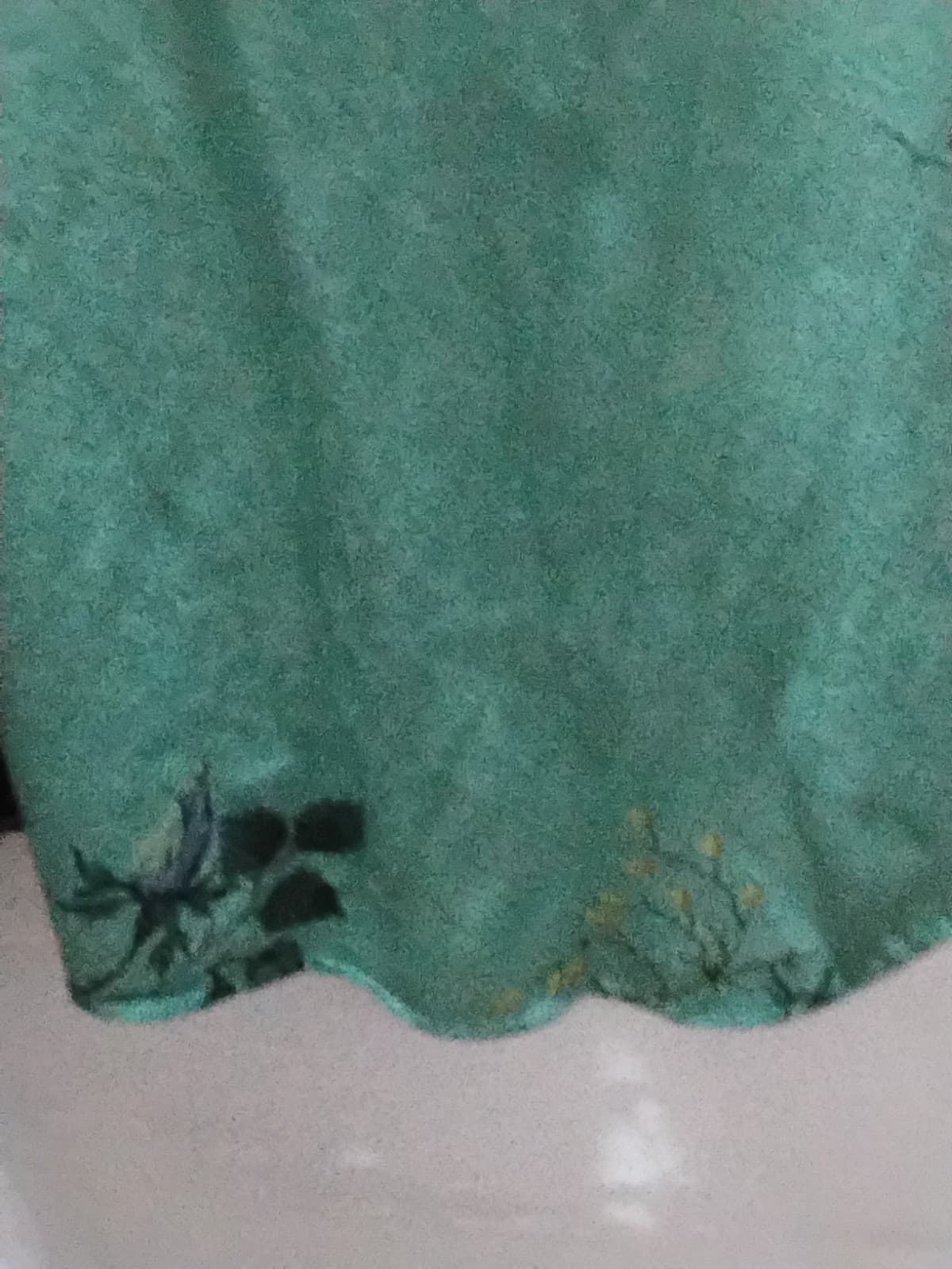 Polyester long sleeve top, Miss look floral print blouse 4x - Thumbnail 3