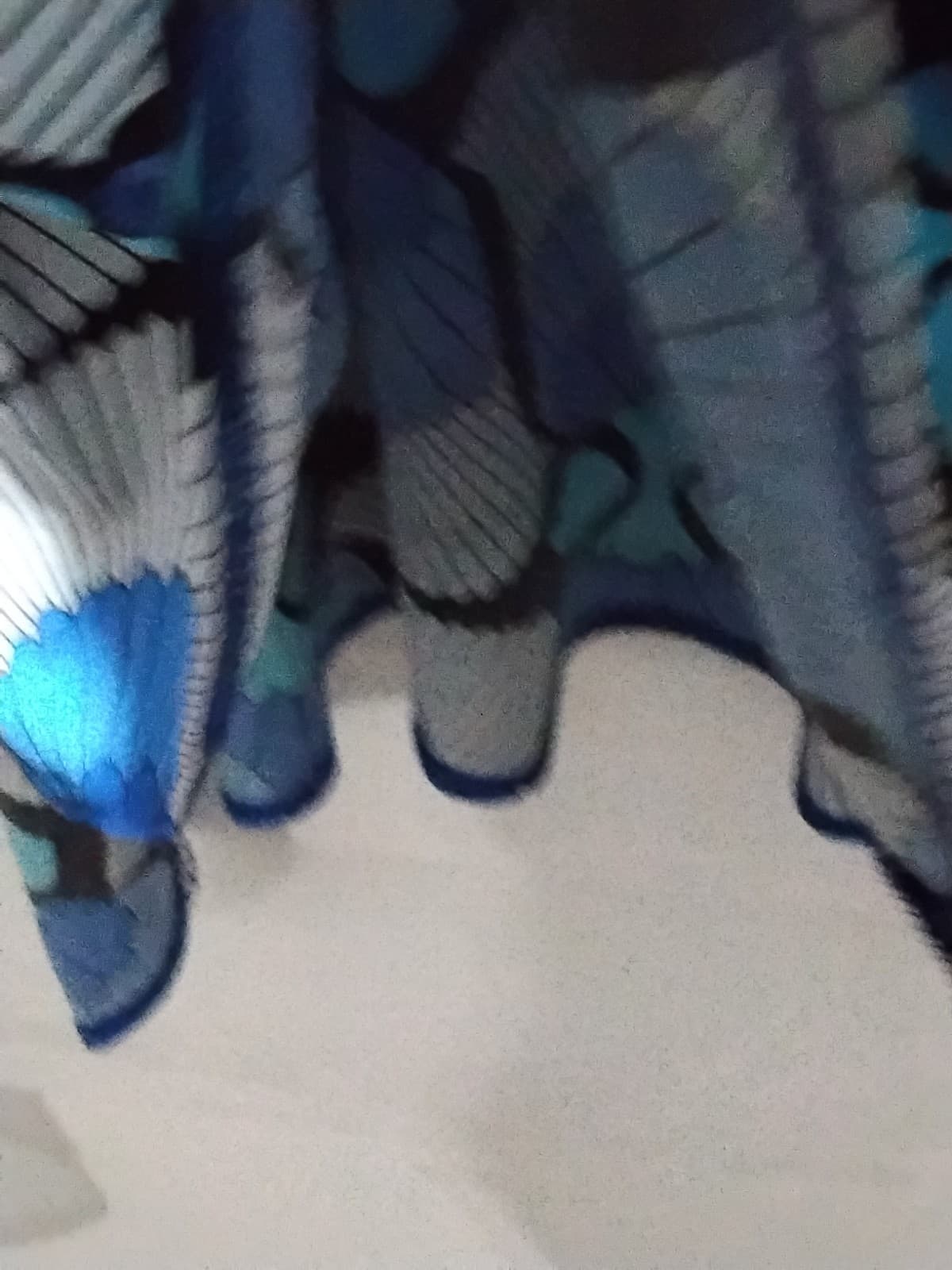 Polyester tunic top, geometric print, long sleeve V-neck 3x - Thumbnail 9