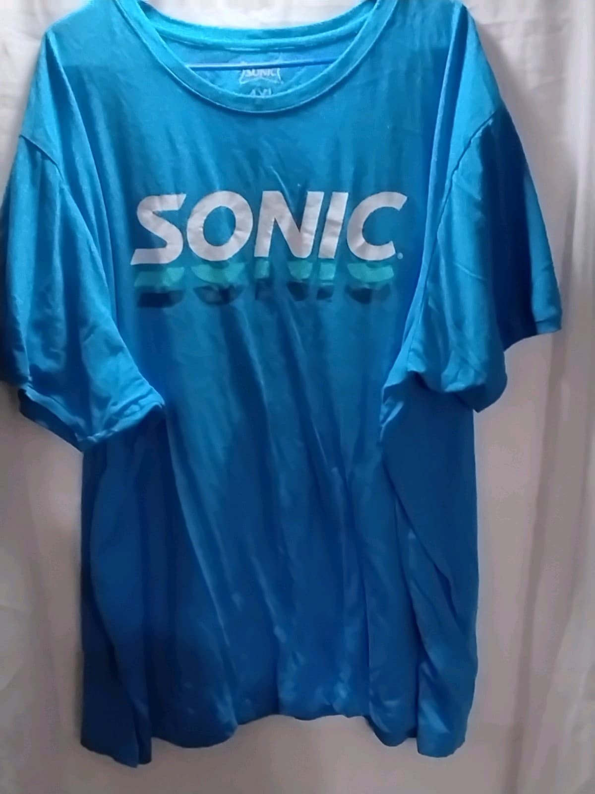 Sonic - Sonic Forces - Blue Graphic Tee T-Shirt - Adult 4XL - Image 1