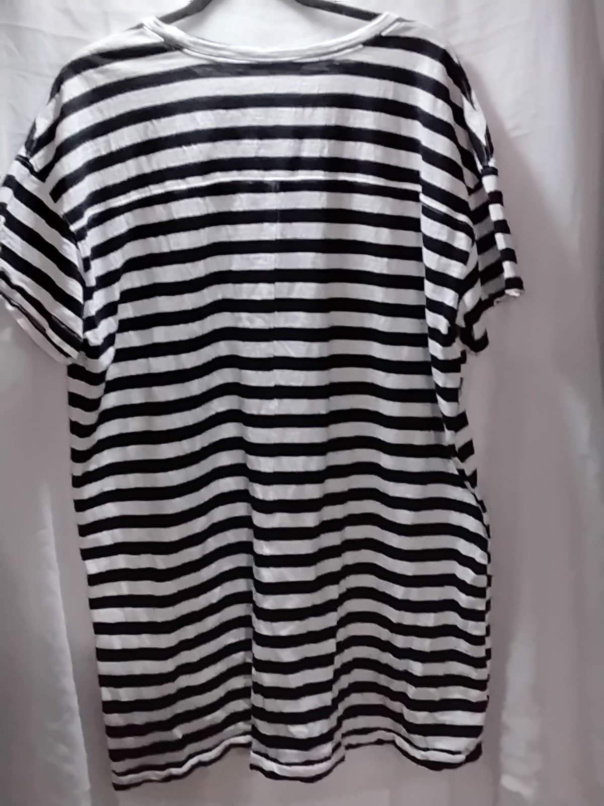 Cotton blend t-shirt Old Navy Strip short sleeve tee XL - Thumbnail 4