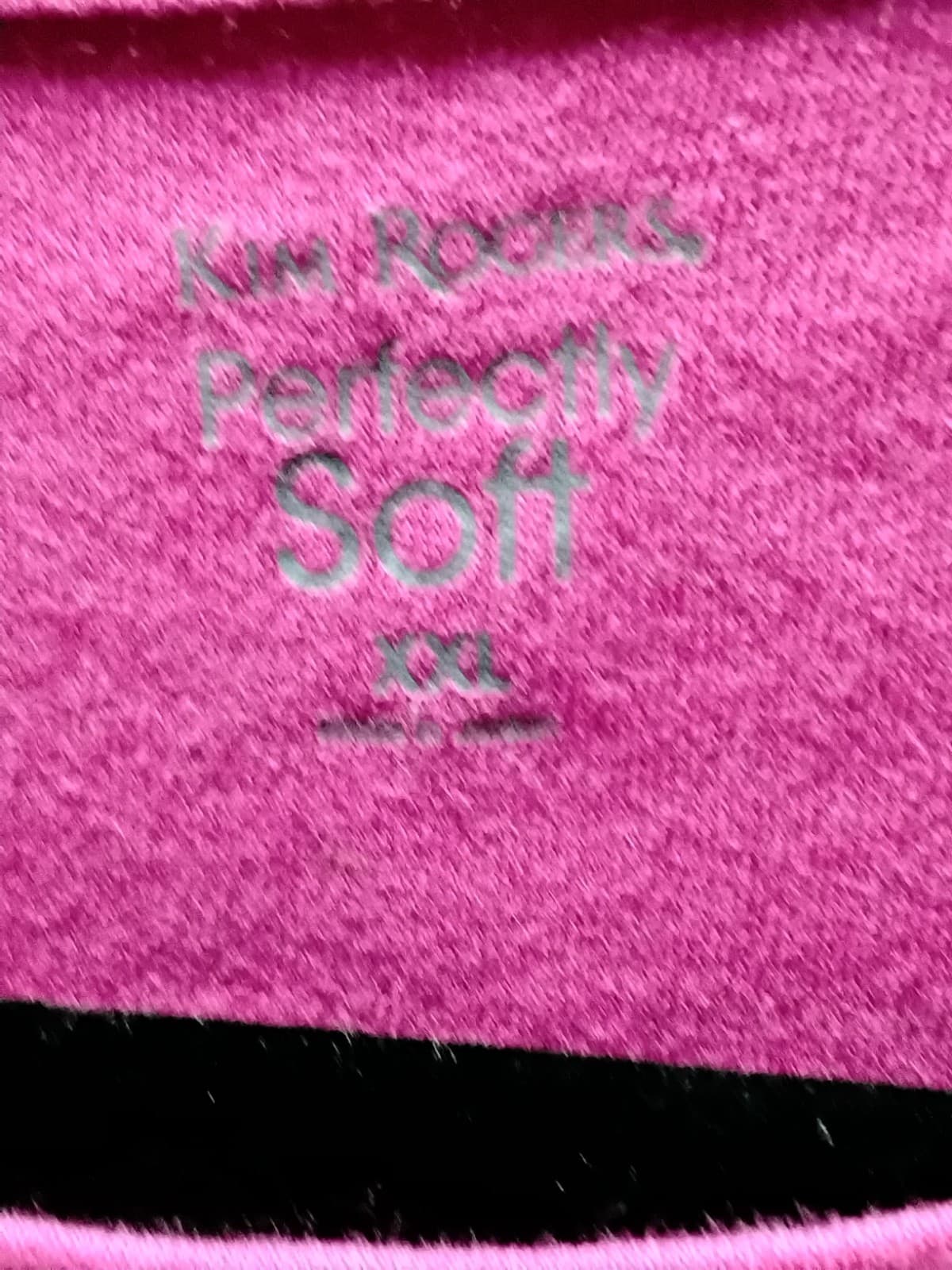 Kim Rogers Relaxed T Shirt Womens 2X Pink 3/4 Sleeve Blouse Top Plus Size - Thumbnail 3