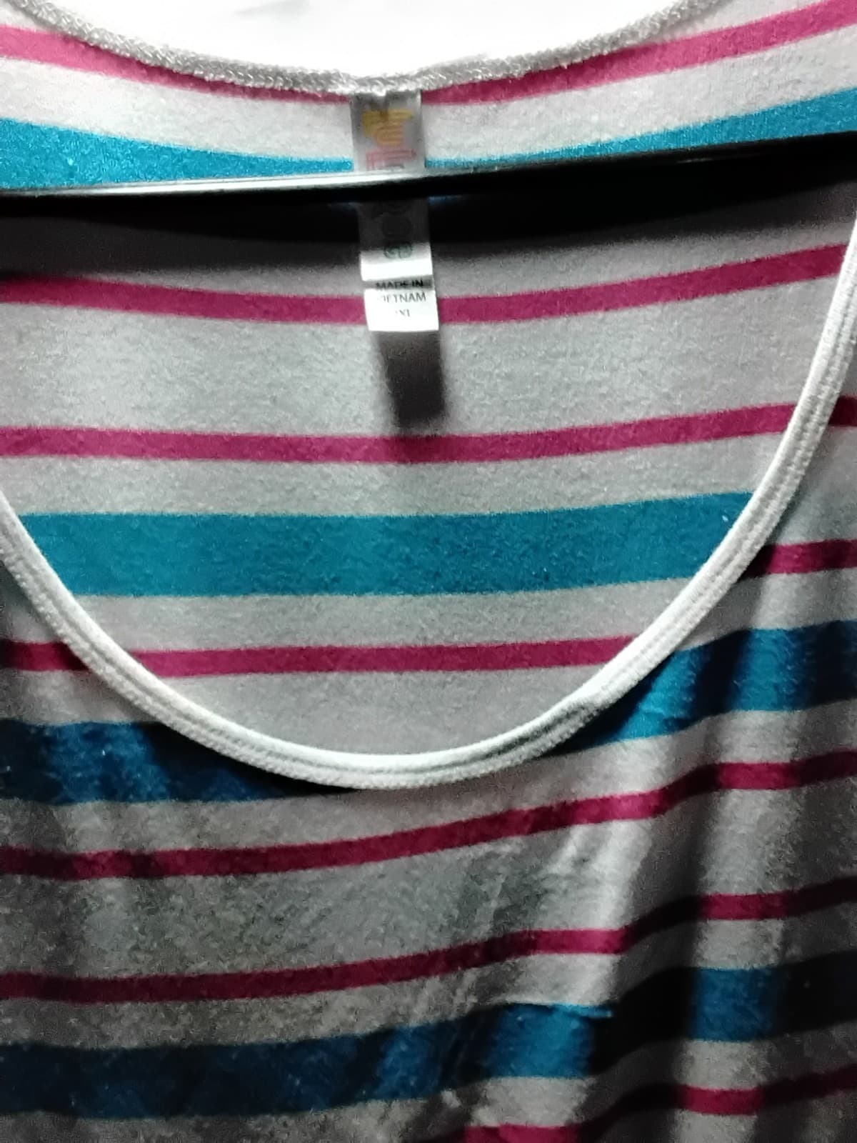 Cotton blend t-shirt, LuLaRoe striped tee - Thumbnail 4