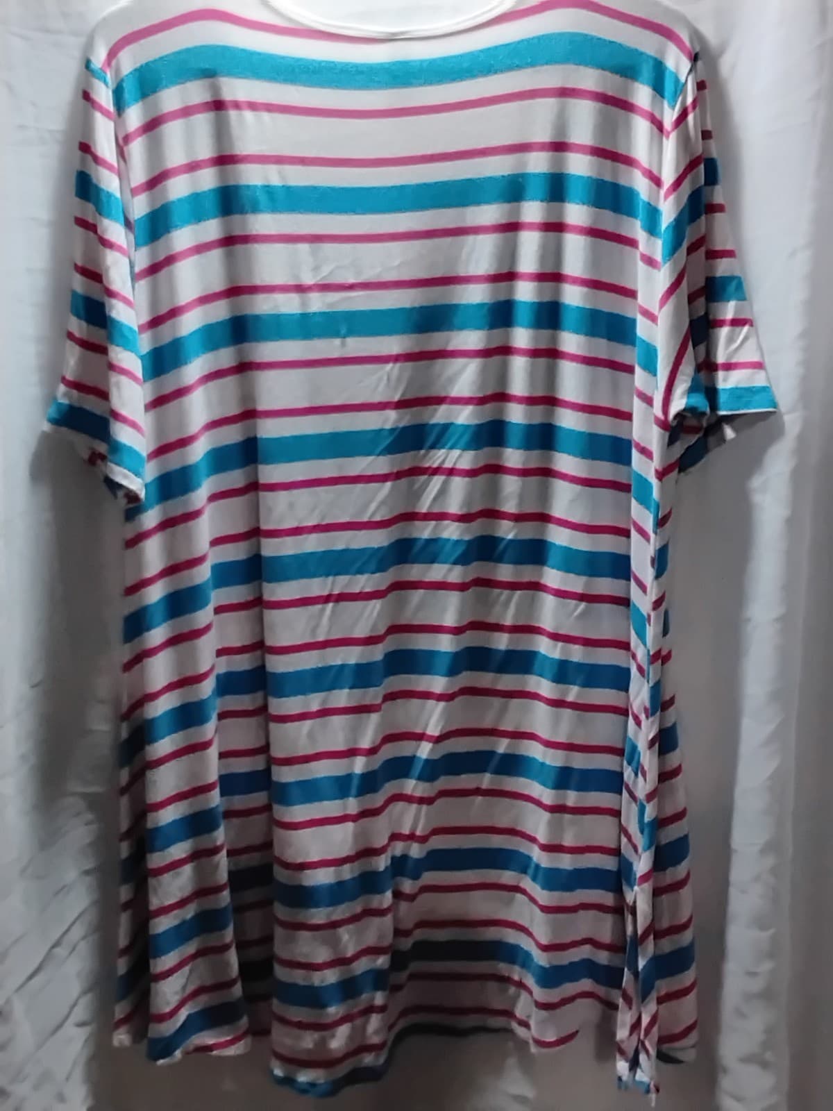 Cotton blend t-shirt, LuLaRoe striped tee - Thumbnail 6