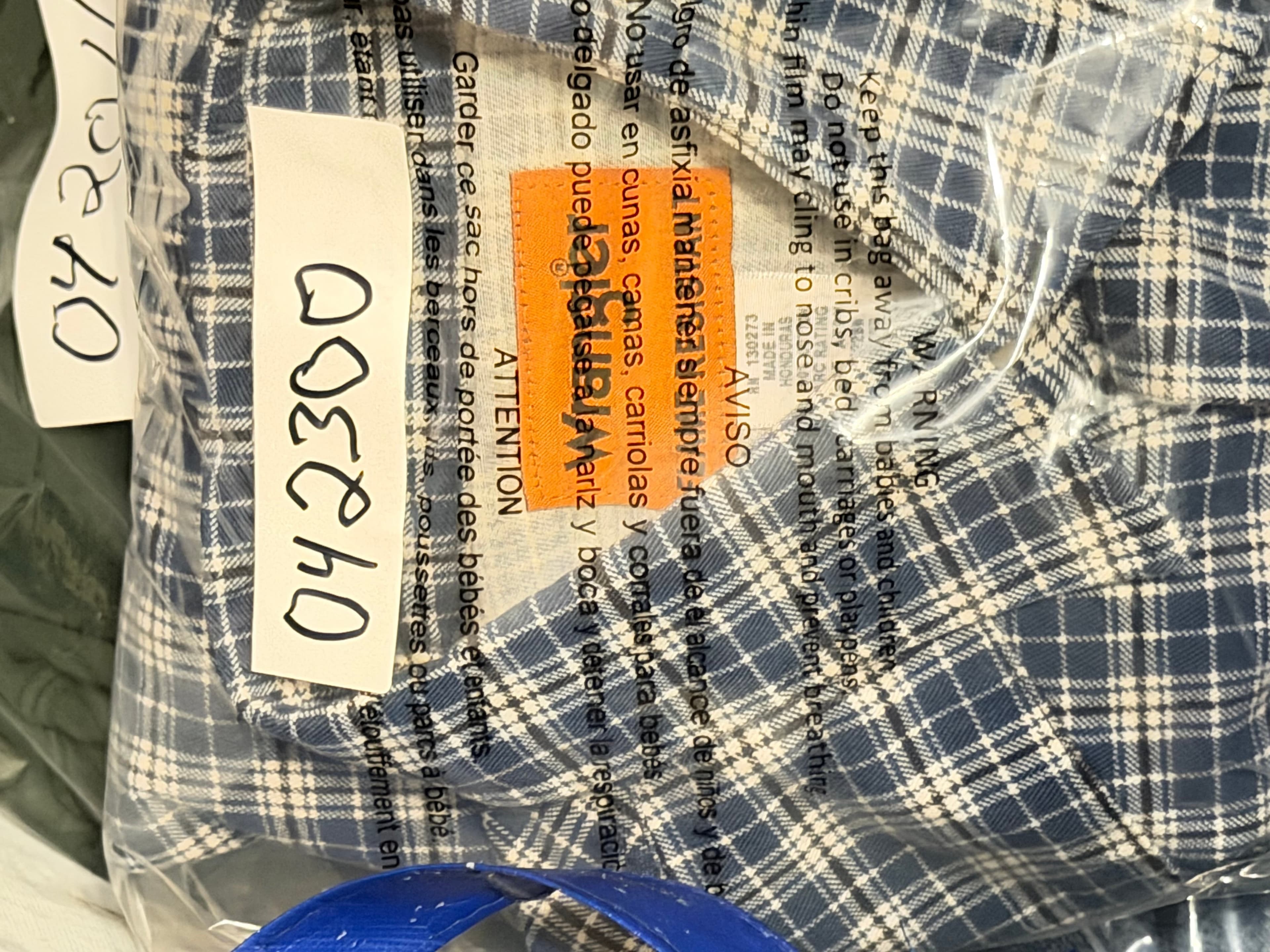 Wrangler FR Flame Resistant Shirt Men XL Blue Plaid Pearl Snap Western HRC2 2112 - Thumbnail 11