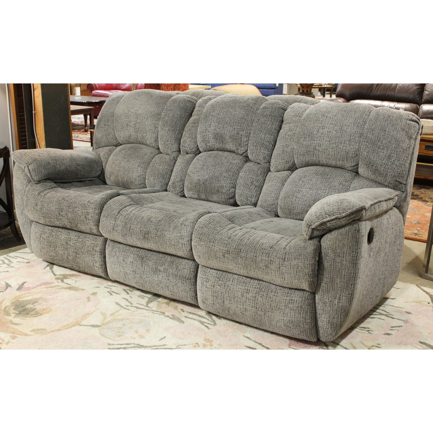 Southern Motion Double Reclining Sofa - Gray - Thumbnail 3
