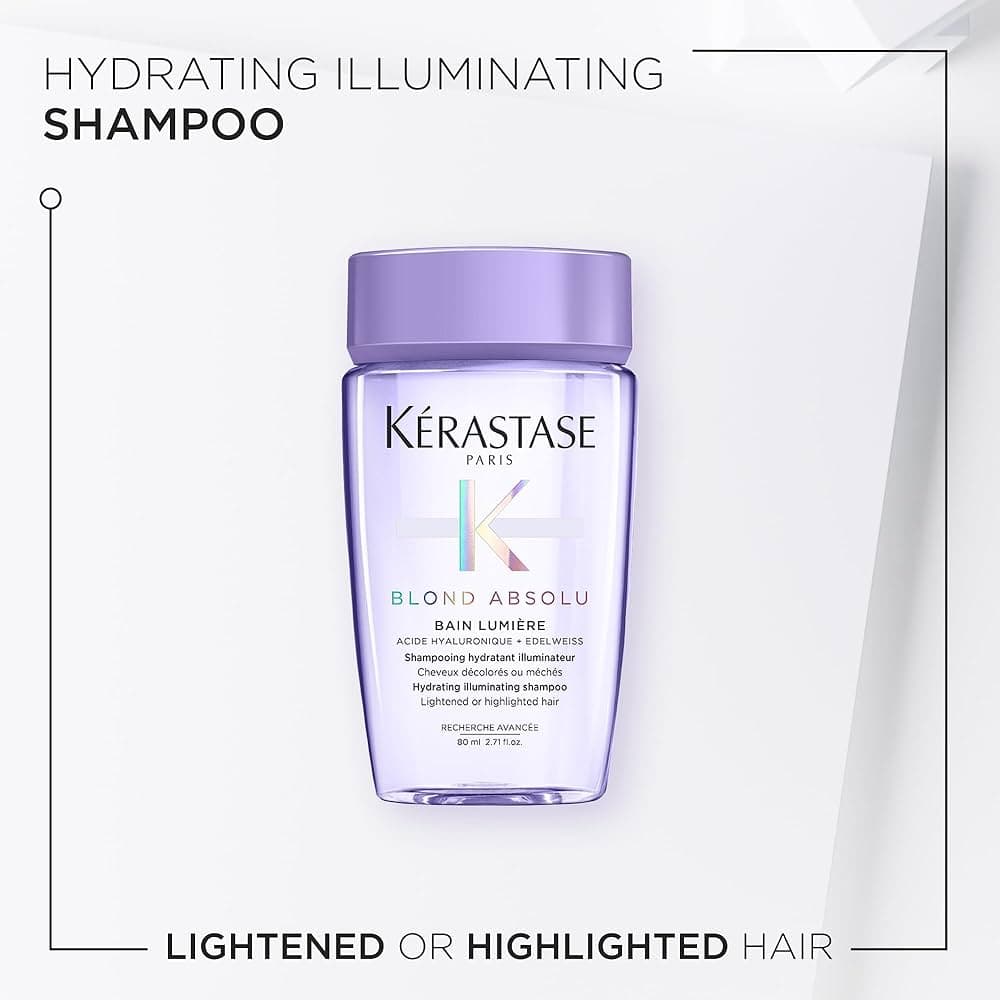 Kérastase - Blond Absolu Bain Lumiere Hydrating Illuminating Shampoo for Blonde Hair - 80ml - Thumbnail 6