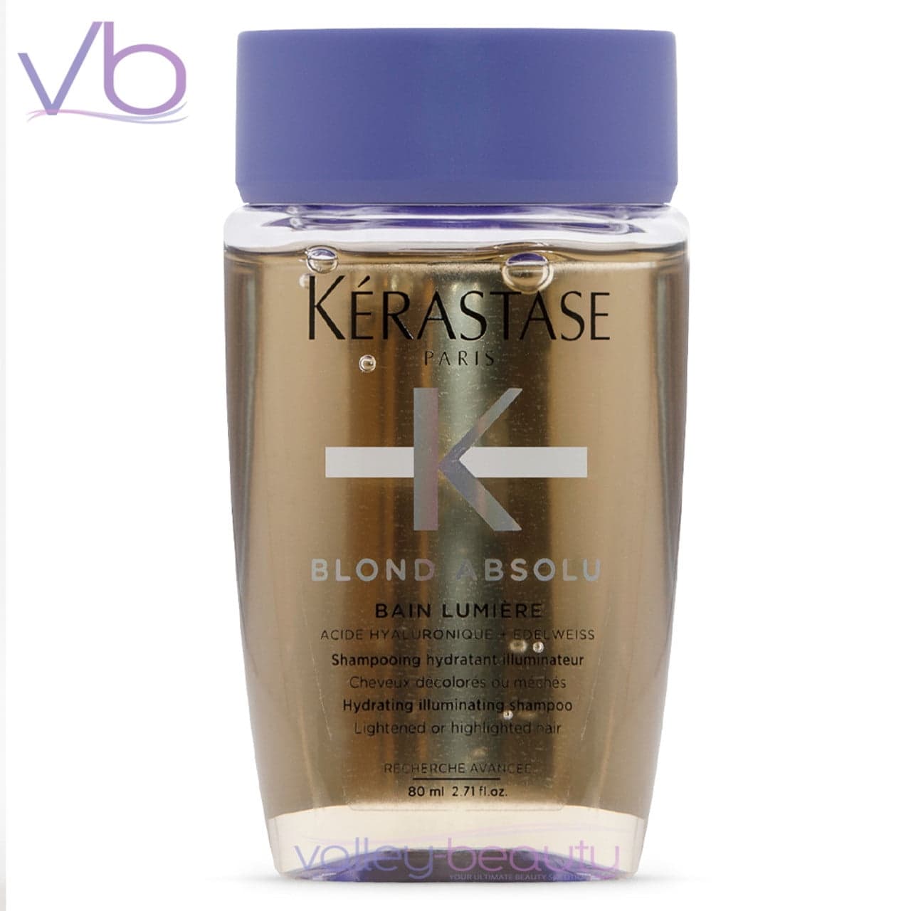 Kérastase - Blond Absolu Bain Lumiere Hydrating Illuminating Shampoo for Blonde Hair - 80ml - Thumbnail 4