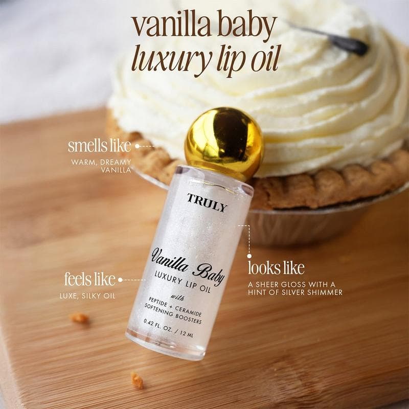 Truly Lip Oil, Vanilla Lip Oil - Thumbnail 6
