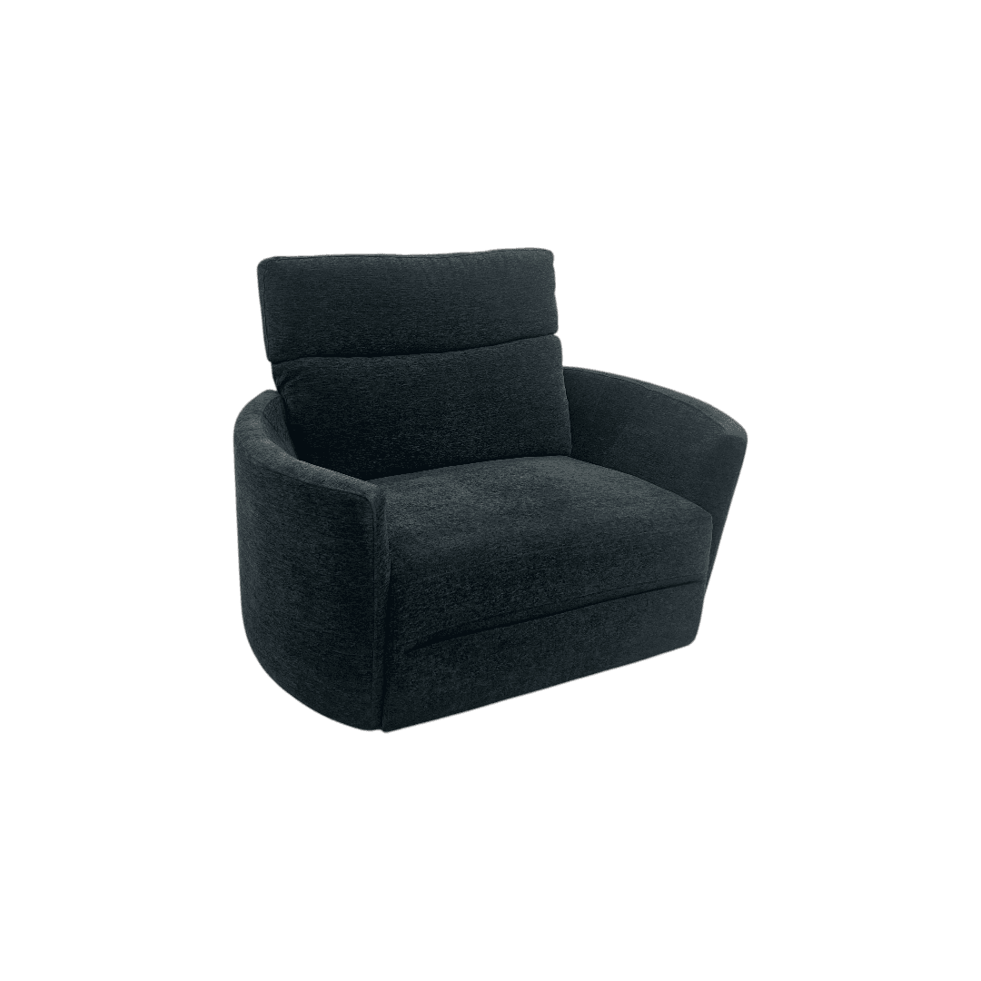 Wade Logan Bre Upholstered Extra Wide Glider Power Recliner With Round Arms - Thumbnail 10