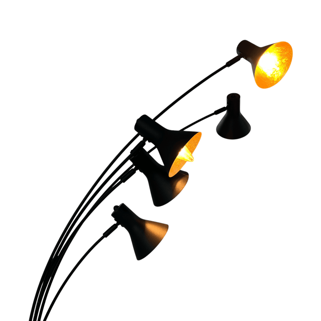 Archiology 5-Arch Steel Cone Arch Floor Lamps - Thumbnail 5