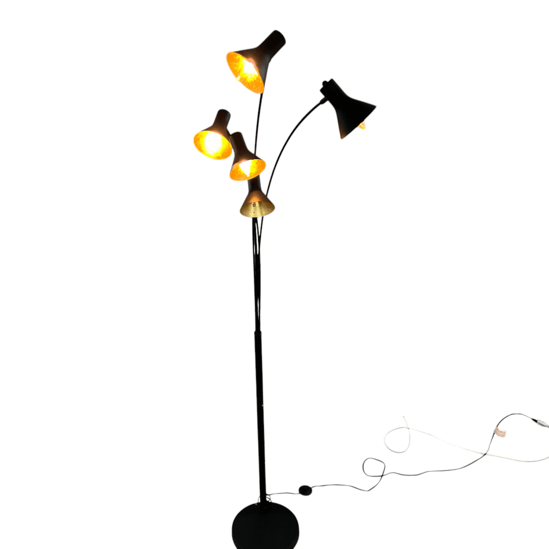 Archiology 5-Arch Steel Cone Arch Floor Lamps - Thumbnail 3