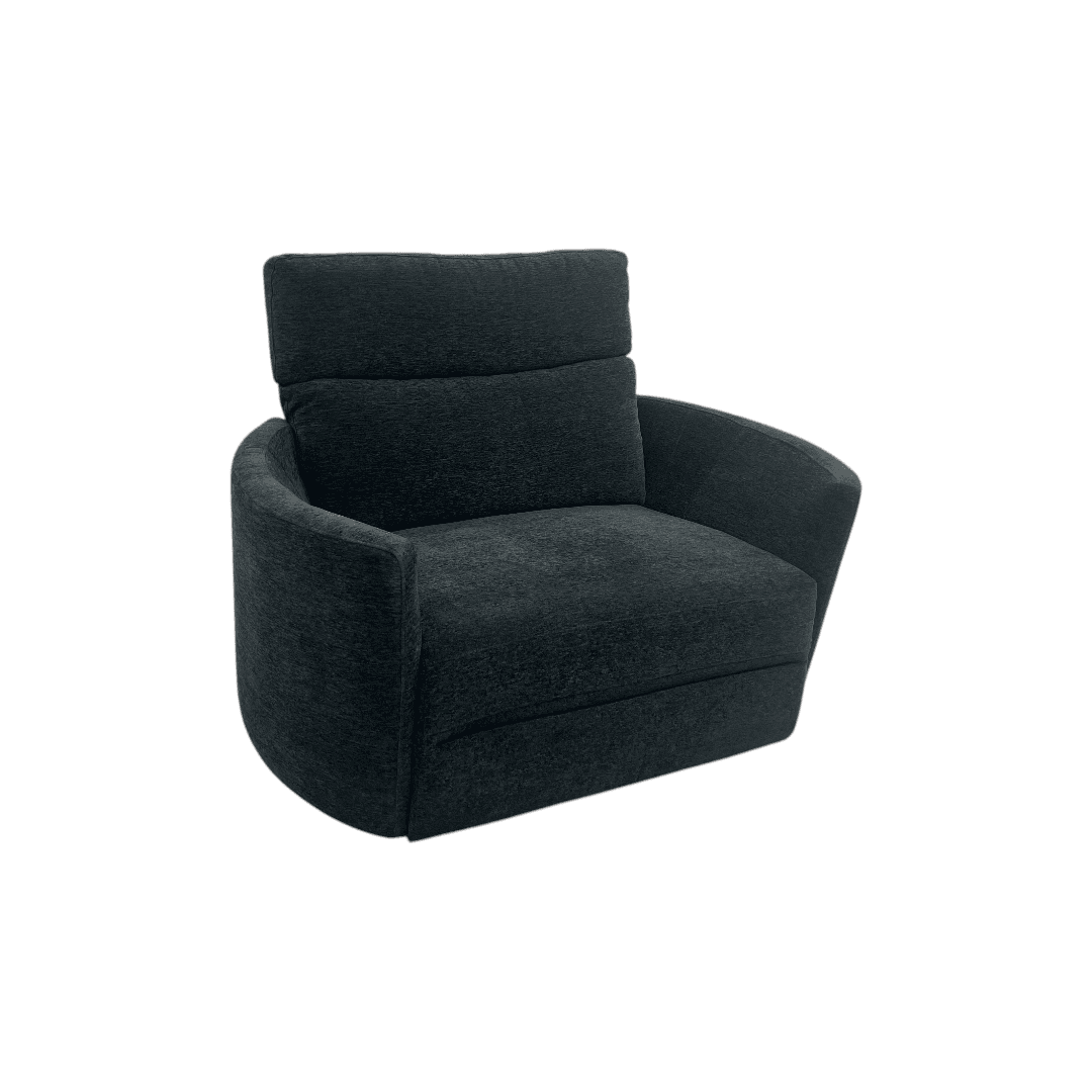 Wade Logan Bre Upholstered Extra Wide Glider Power Recliner With Round Arms - Thumbnail 11