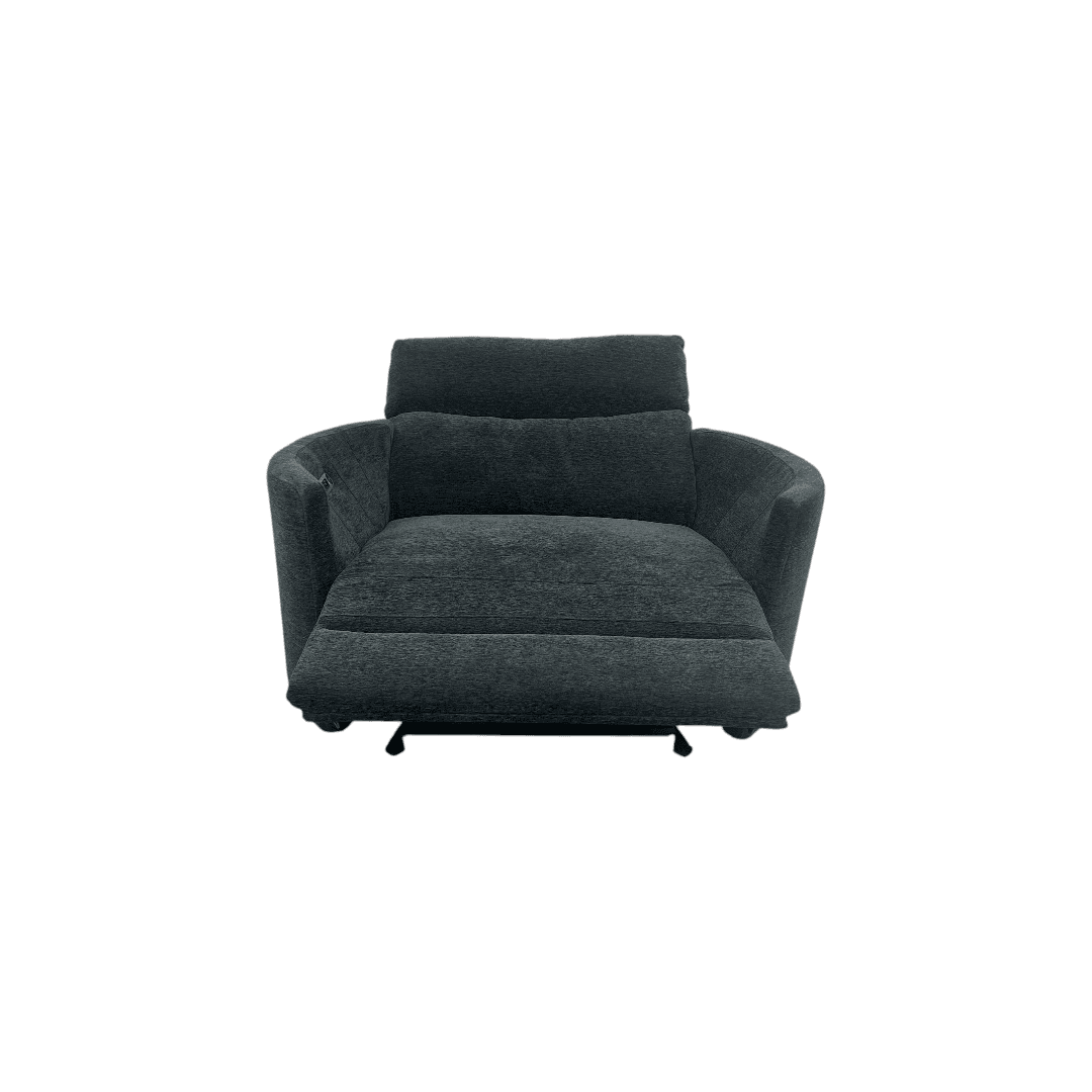Wade Logan Bre Upholstered Extra Wide Glider Power Recliner With Round Arms - Thumbnail 21