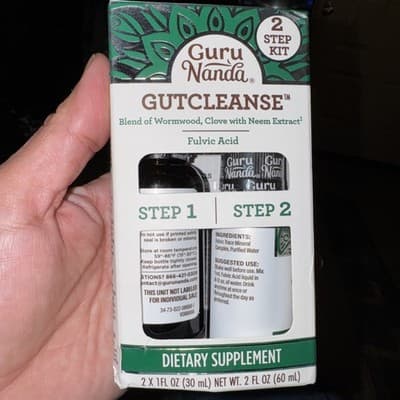 Gutcleanse 2-Step Kit - Digestion Supplement Fulvic Acid, Wormwood Blend 2/27