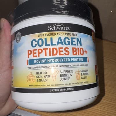 Unflavored Type I & III Bone & Joint Support Collagen Peptides Powder (16oz)