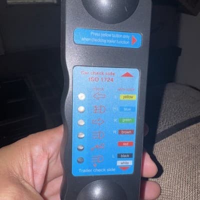 12V 7Pin Plug Tester LED Indicator Trailer Socket Tester For Auto Trailers