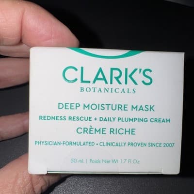 Clark's Botanicals Deep Moisture Mask Crème Riche Hydrating 50ml - NEW IN BOX**
