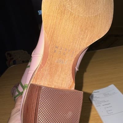 Marfa Boots Magnolia White And Orange Boots. NIB. Size 8.5 - Thumbnail 4