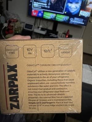 2 Zarpax Fridge Deodorizers Model TCF10 (New Sealed) Car, Closets, Kitchen, etc. - Thumbnail 6