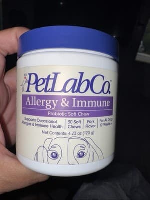 Allergy& Immune Probiotics For Dogs,Support Seasonal Allergies Pork Flavor-30 Ct