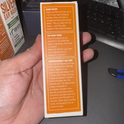 Silver Grade Silver Ear wash For Pets - Cooling/Soothing - 2fl oz - Thumbnail 3