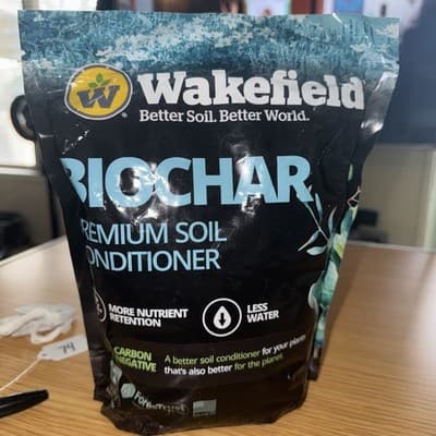 Biochar with Carbonboost, Soil Amendment-2 Qt. Bag