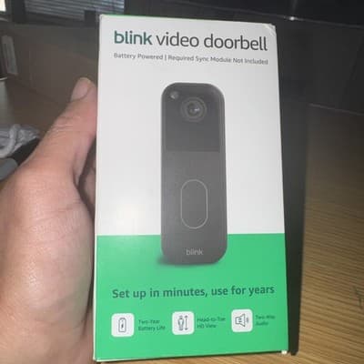 BRAND NEW - Blink Video Doorbell (2025 2nd Gen) BLACK (sync module not included)