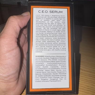 Sunday Riley C.E.O.Rapid Flash Brightening Serum 1oz. - Thumbnail 2